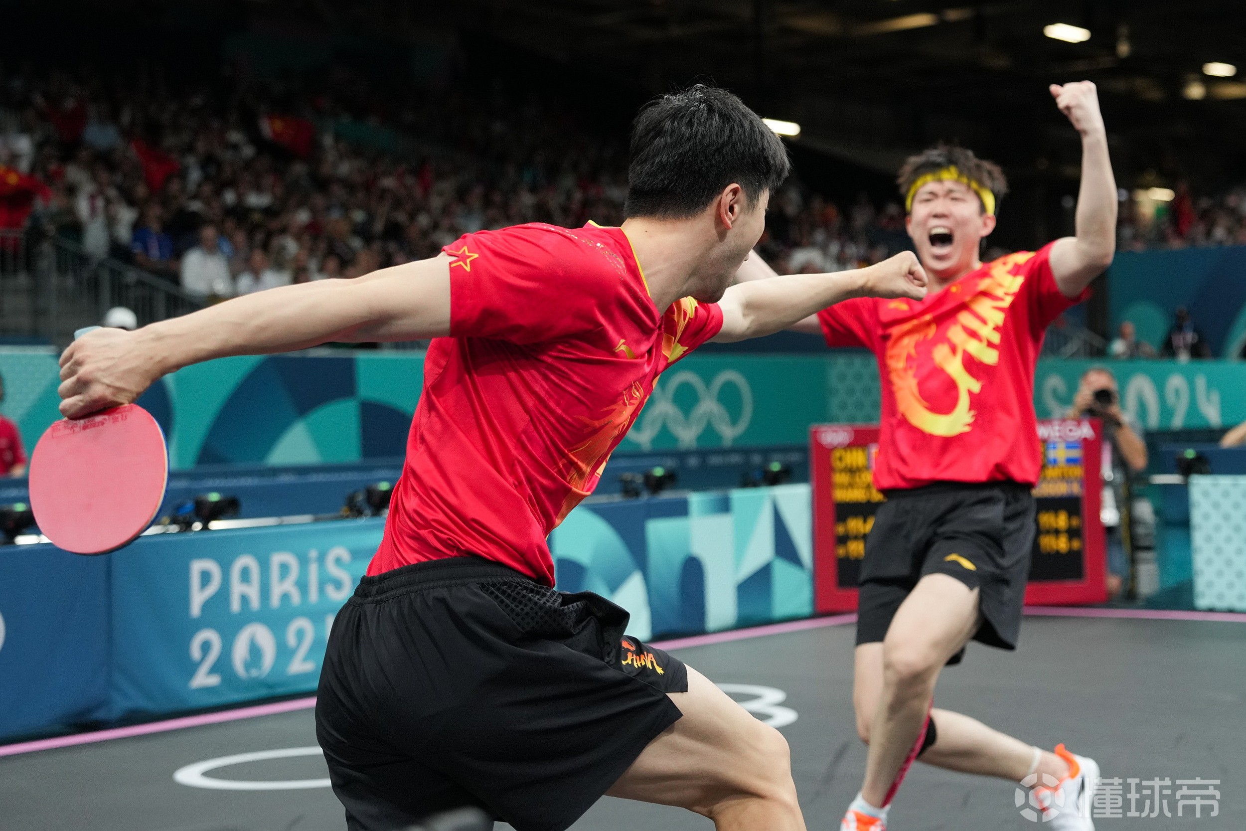 瑞典乒乓球队绝地反击德国乒乓球队，马龙惊艳世界